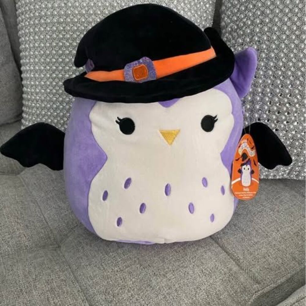 brand new SQUISHMALLOWS HOLLY OWL 12 inches halloween toy